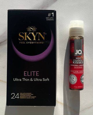 Комплект SKYN Elite 24шт + Змазка System JO H2O &mdash; Strawberry Kiss (30 мл) SOS2137 фото