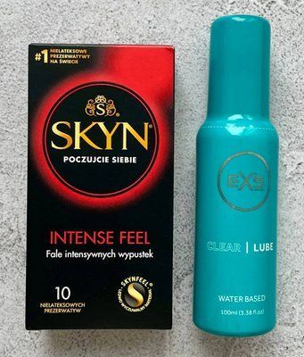 Набор SKYN Intense Feel - Лубрикант EXS Clear Lube 100 мл SOS2587 фото