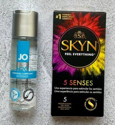 Набір Skyn 5 Senses + Лубрикант System JO H2O ORIGINAL (60 мл) SOS2687 фото