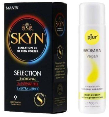 Комплект Skyn ​​Selection 9 шт + Pjur Woman Vegan 100 мл SOS13156 фото