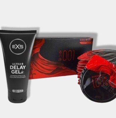 OLO RedBlack 10 шт + Пролонгатор EXS Delay Gel Ultra+ 100ml SOS6009 фото