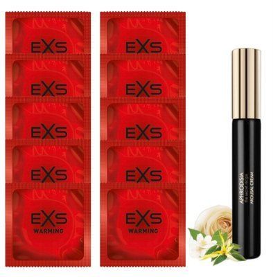 Комплект EXS Warming 10 шт + Bijoux Indiscrets Aphrodisia Clitoral Arousal Balm SOS14308 фото