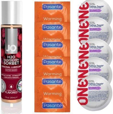 набір 10 шт Pasante + ONE + System JO Raspberry Sorbet (30 мл) SOS4632 фото