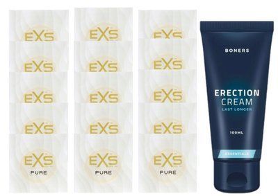 Комплект EXS Pure15 шт + Boners Erection Cream (100 мл) SOS14859 фото