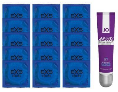 Комплект EXS Cooling 15 шт + JO ARCTIC COOLING, 10 мл SOS14558 фото