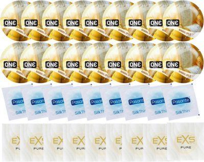 Набір 36 шт ONE Banana Split + Pasante Silk + EXS Pure SOS7788 фото