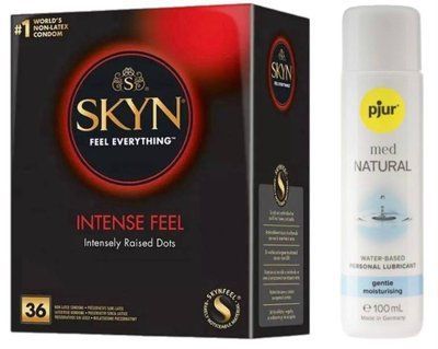 Комплект Skyn ​​Intense feel 36 шт + Pjur MED Natural Glide 100 мл SOS13206 фото