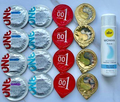 Набір 16 штук One, Olo + лубрикант pjur Woman Aqua (100 мл) SOS3987 фото