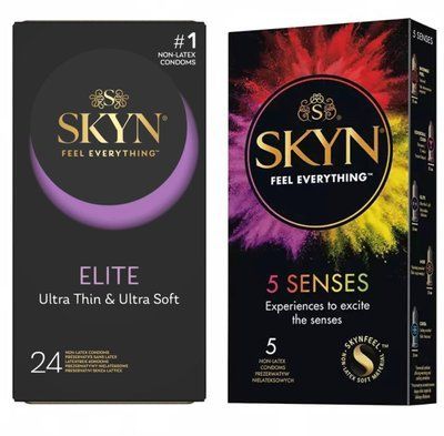 Набір SKYN Elite 24 шт та SKYN 5 Senses SK145 фото