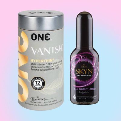 Комплект ONE VANISH 12 шт + Лубрикант SKYN All Night Long 80 мл SOS4436 фото