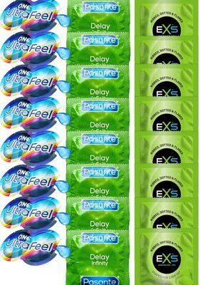 Набор 24 шт 𝐎𝐍𝐄 𝐔𝐥𝐭𝐫𝐚𝐅𝐞𝐞𝐥 + Delay Infinity + EXS Extreme 3-in-1  SOS7441 фото
