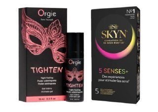 Гель для сужения Orgie &ndash; Tighten (15 мл)+ SKYN 5 Senses 5 шт SOS6740 фото