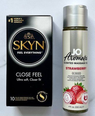 Комплект 10 шт SKYN Close Feel - System JO Aromatix Strawberry 120 мл SOS1637 фото