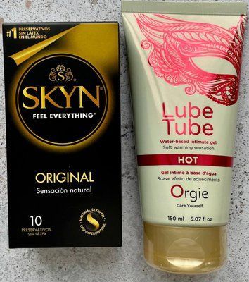 Набір SKYN Original 10 шт + ORGIE LUBE TUBE HOT (150мл) SOS1091 фото