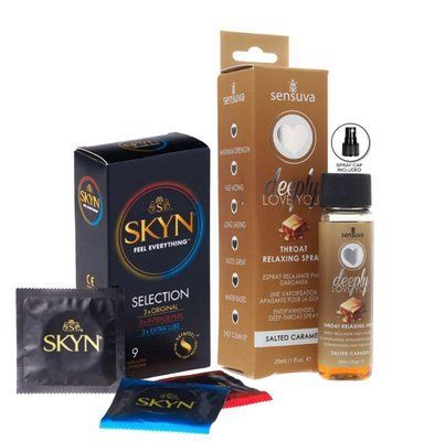 Skyn Selection &mdash; 9 шт та Спрей Sensuva Deeply Love You Salted Caramel SOS892 фото