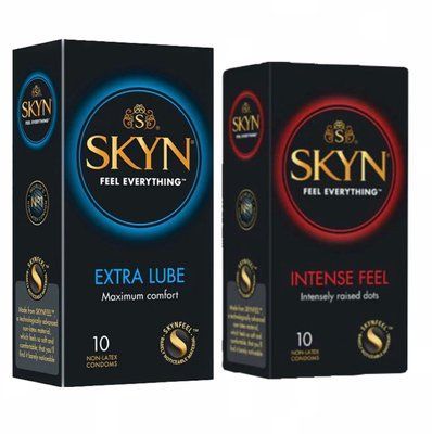 Набір: Skyn Exstra Lube 10 шт. + SKYN Intense Feel 10 шт. SOS11855 фото