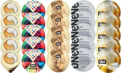 Набор из OLO Ice Durable + ONERibs + ONE Vanish + ONE Strong + ONEBanana SOS8686 фото