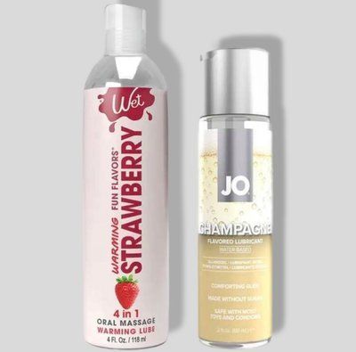 Wet Oral Play Strawberry (118 мл) + JO Champagne (60 мл) LB844 фото