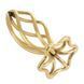 Анальна пробка LOCKINK SEVANDA Hollow Spiral Golden Metal Anal Plug - S size SX0882 фото 3