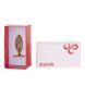 Анальна пробка LOCKINK SEVANDA Hollow Spiral Golden Metal Anal Plug - S size SX0882 фото 2