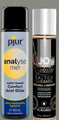 Набір лубрикантів pjur analyse me! Comfort water glide 100 мл +і System JO GELATO Salted Caramel (30 мл) LB996 фото