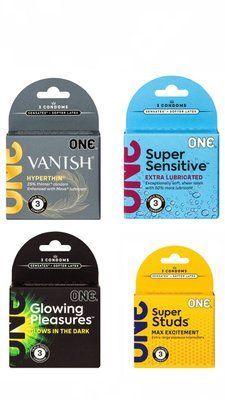 Набор ONE Triple Set из 12 шт : Vanish , Super Sensitive , Glowing Pleasures , Super Studs SOS643 фото