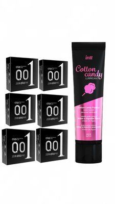 Комплект: Лубрикант Intt Cotton Candy (100 мл) + 18 шт. OLO Feeling Ultrathin SOS11251 фото