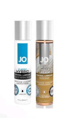 Набір лубрикантів System JO Classic Hybrid (30 мл) + System JO H2O Vanilla Cream (30 мл) LB64 фото