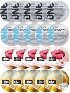 Набір з 20 шт ONE Extra strong + 𝐎𝐍𝐄 𝐒𝐮𝐩𝐞𝐫 𝐒𝐞𝐧𝐬𝐢𝐭𝐢𝐯𝐞 + 𝐎𝐍𝐄 Bubblegum + ONE Banana Split SOS8186 фото