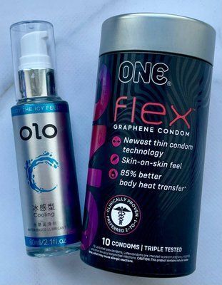 Набір ONE Flex 10 шт - Лубрикант охолоджуючий OLO 60 мл SOS3289 фото