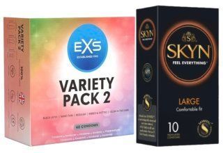 Набор с SKYN Large (10 шт) + EXS Variety pack 2, набір 48 штук SOS8039 фото