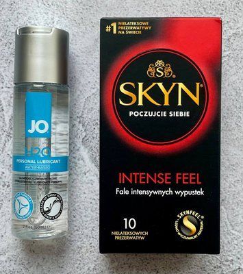 Набір Skyn Intense Feel 10 шт + Лубрикант System JO H2O ORIGINAL (60 мл) SOS2689 фото