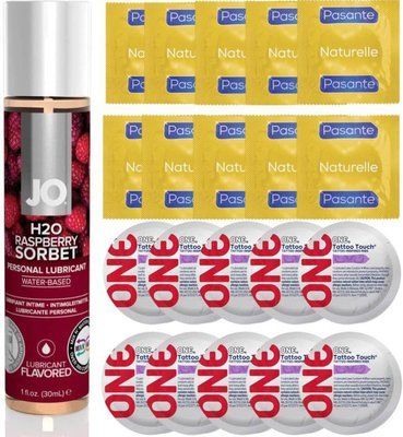 набор 20 шт Pasante + ONE + System JO Raspberry Sorbet (30 мл) SOS4683 фото