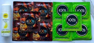 Набір EXS Crazy Cola 5 шт + EXS Extreme 5 шт + Лубрикант pjur Woman Vegan 30 мл SOS3539 фото