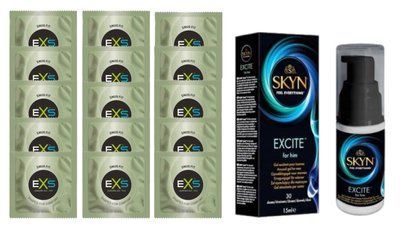 Комплект EXS Snug Fit 15 шт + Skyn ​​Excite SOS14911 фото