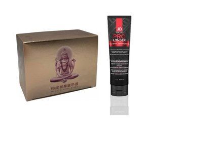 OLO Gold Budda 10 шт + Пролонгер гель System JO Prolonger Gel (60 мл) SOS6587 фото