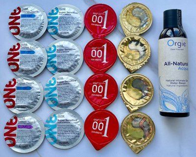 Набір 16 штук One, Olo + лубрикант ALL-NATURAL Acqua, 150 мл Orgie SOS3989 фото