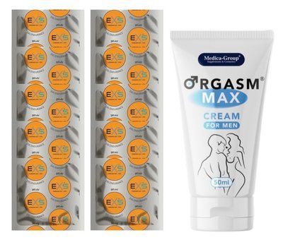 Комплект: EXS Delay 10 шт + Пролонгатор Medica‑Group Orgasm Max for Men 50 мл SOS11000 фото