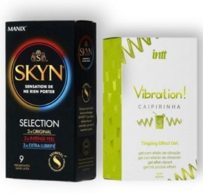 Skyn Selection 9 шт + Intt Vibration Caipirinha (15 мл) SOS6842 фото