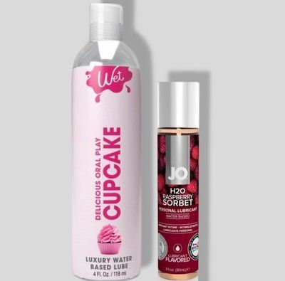 Wet Oral Play Cupcake (118 мл) + JO Raspberry Sorbet (30 мл) LB745 фото