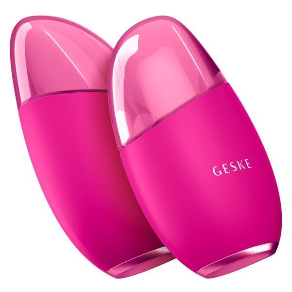 Масажер для обличчя GESKE Cool&Warm Eye and Face Massager 7в1 magenta HB0289 фото
