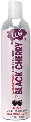 Согревающий лубрикант на водной основе Wet Warming Black Cherry 4 in 1, без сахара (118 мл) SO9907 фото