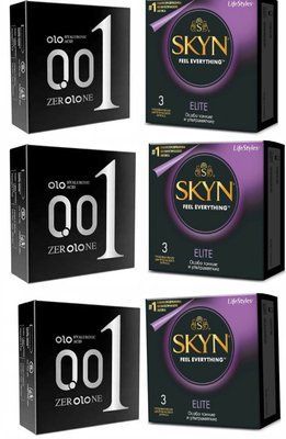 Комплект: OLO Ultrathin 9 шт. + Skyn Elite 9 шт. SOS11757 фото