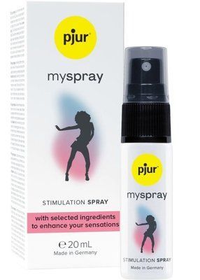Збудливий спрей для жінок pjur My Spray 20 мл з екстрактом алое, ефект поколювання PJ10470 фото