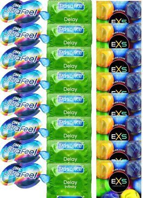 Набір 24 шт 𝐎𝐍𝐄 𝐔𝐥𝐭𝐫𝐚𝐅𝐞𝐞𝐥 + Delay Infinity + EXS BUBBLEGUM SOS7442 фото