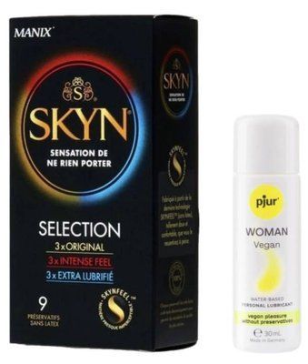 Комплект Skyn ​​Selection 9 шт + Pjur Woman Vegan 30 мл SOS13159 фото