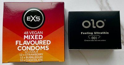 Набір OLO Feeling Ultrathin 001 10 шт - EXS Mixed Flavoured 48 шт SOS3190 фото