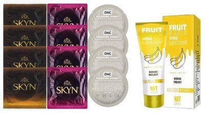 Комплект: Лубрикант OLO Banana (120мл) + 8 шт. SKYN + 4 шт. 𝐎𝐍𝐄 𝐏𝐥𝐞𝐚𝐬𝐮𝐫𝐞 𝐃𝐨𝐦𝐞 SOS10501 фото