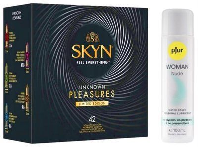 Комплект SKYN Pleasures 42 шт + Pjur Woman Nude 100 мл SOS13259 фото