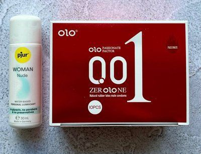 Комплект OLO Збуджуючі 001 10 шт - Лубрикант pjur Woman Nude 30 мл SOS2640 фото